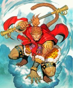 Sun Wukong Character Paint by number