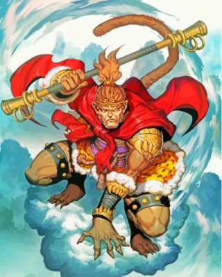 Sun Wukong Character Paint by number