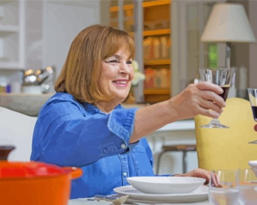 TV Host Ina Garten Paint by number