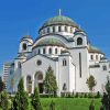 Temple Of Saint Sava Belgrade paint by number