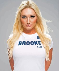 The American Brooke Hogan paint by number