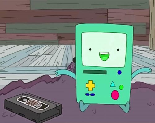 The BMO Robot paint by number