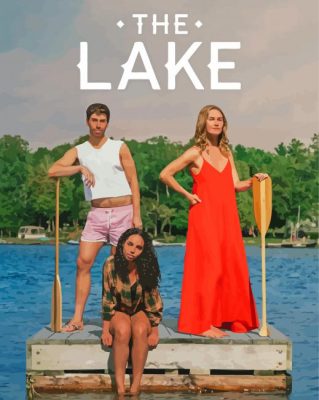 The Lake Serie Poster paint by number