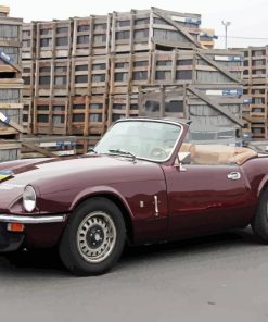 The Triumph Spitfire Mk3 Paint by number