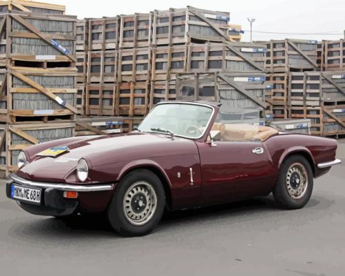 The Triumph Spitfire Mk3 Paint by number