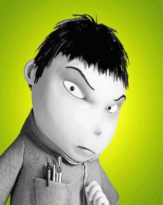 Toshiaki Frankenweenie paint by number