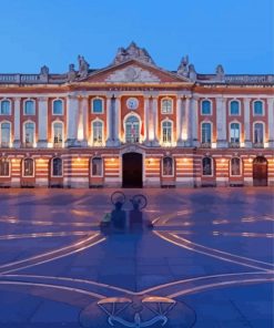 Toulouse Place Du Capitol paint by number