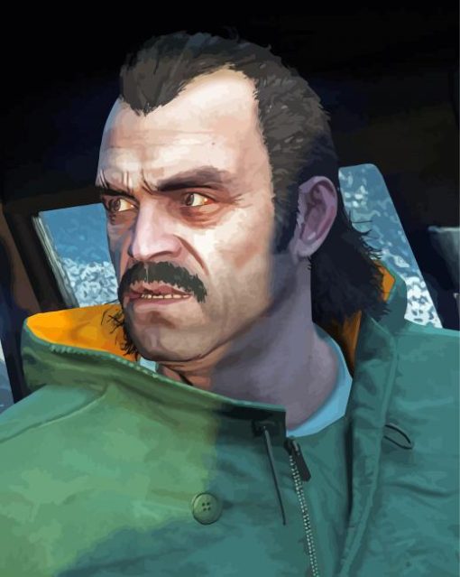 Trevor Philips GTA paint by number