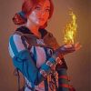 Triss The Witcher Serie paint by number