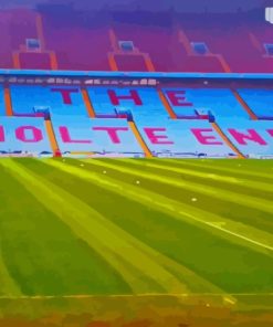 Villa Park The Holt End paint by number