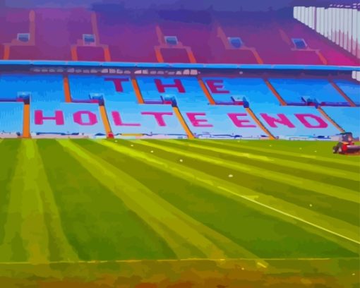 Villa Park The Holt End paint by number