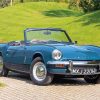 Vintage Triumph Spitfire Mk3 Car paint by number