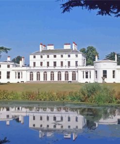 Windsor Frogmore House Water Reflection paint by number