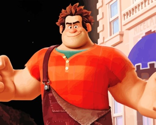 Wreck It Ralph paint by number