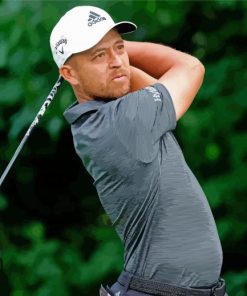 Xander Schauffele Golfer paint by number