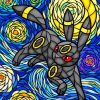 Abstract Starry Night Pokemon Character paint by number