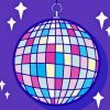 Aesthetic Disco Ball paint by number