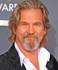 Aesthetic Jeff Bridges paint by number