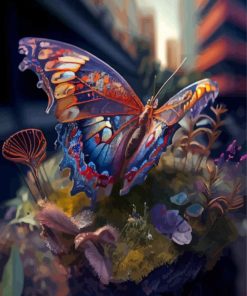 Butterfly paint by number