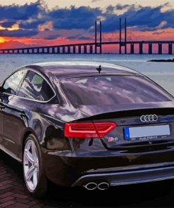 Audi S5 With Sea View paint by number