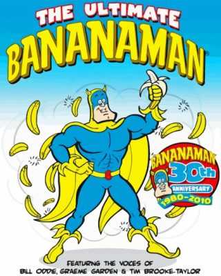 Bananaman Anime Poster paint by number