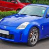 Blue Nissan 350z Paint by number