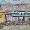 Boleyn Ground Stadium Art paint by number