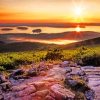 Cadillac Mountain Acadia Sunset Time paint by number