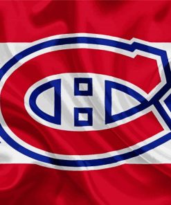 Canadien Montreal Hockey Logo paint by number