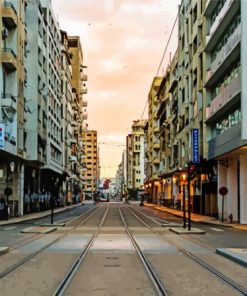 Casablanca City Streets paint by number