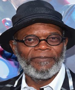 Celebrity Samuel L Jackson paint by number