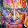 Colorful Face Anthony Hopkins Art paint by number