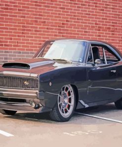 Cool 1968 Dodge Charger Paint by number