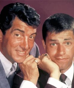 Cool Dean Martin And Jerry Lewis Paint by number