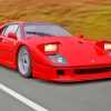 Cool Ferrari F40 paint by number