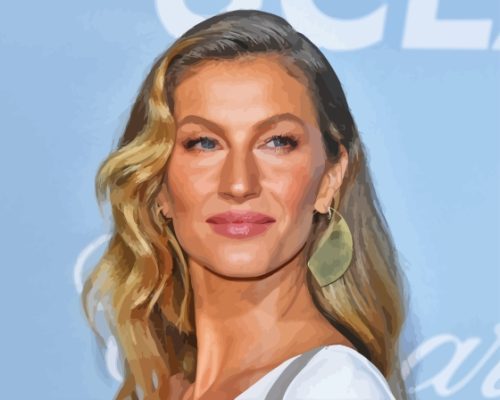 Cool Gisele Bundchen paint by number