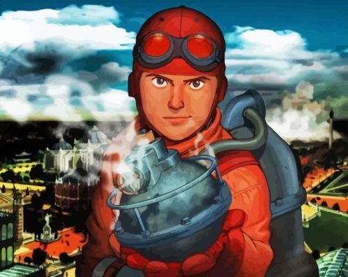 Cool Steamboy Anime paint by number