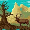 Great Basin National Park Poster paint by number