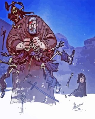 Hodor Series Character Art paint by number