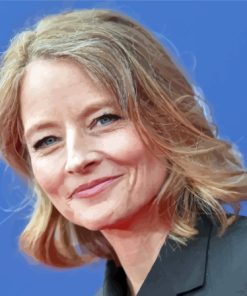 Jodie Foster American Actress paint by number