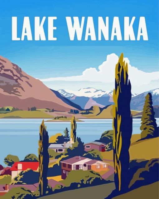 Lake Wanaka Paint by number