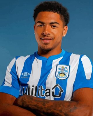 Levi Samuels Colwill Huddersfield Town Footballer paint by number