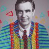 Monochrome Mister Rogers Art paint by number