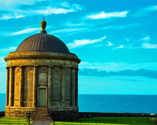 Mussenden Temple paint by number