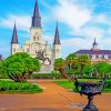 New Orleans Jackson Square Paint by number