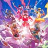 Power Rangers Mighty Morphin Paint by number