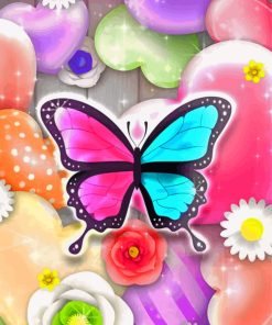 Soft Butterfly paint by number