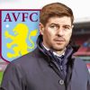 Steven Gerrard Aston Villa paint by number