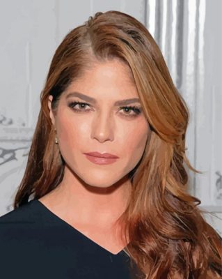 The Actress Selma Blair paint by number