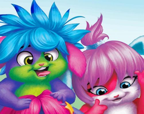 The Popples paint by number